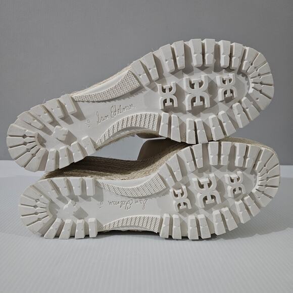 NEW Sam Edelman Livi Sandal Womens 9.5 Summer Sand Espadrille Platform Wedge - Picture 11 of 13